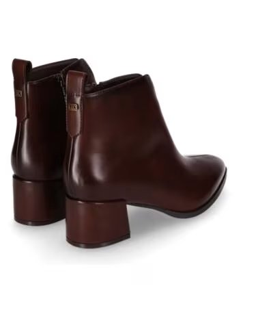 CHIKA10 ESPINO BOTINES PIEL SINTÉTICA MUJER TACÓN MEDIO MARRÓN MARRON-BROWN