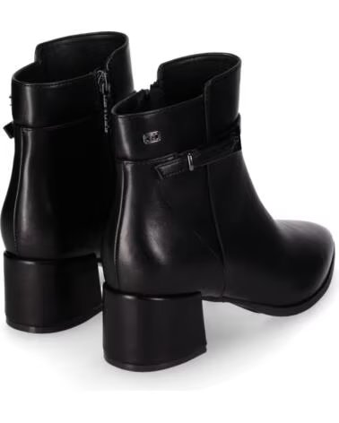 BOTINES DE MUJER TACON MEDIO CHIKA10 ESPINO 01 NEGRO-BLACK