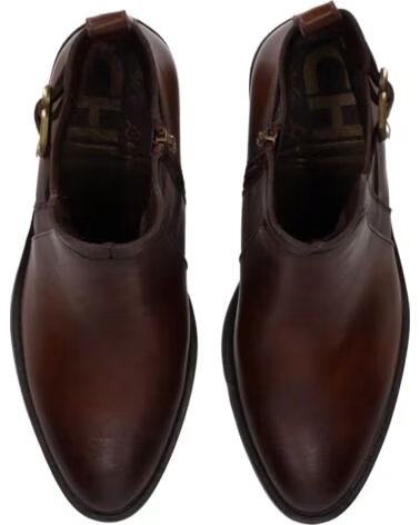 CHIKA10 NIHAL 02 STIVALETTI DONNA TACCO MEDIO STILE CASUAL MARRONE MARRON-BROWN