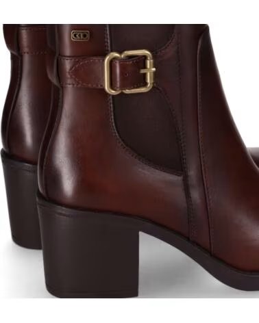 CHIKA10 NIHAL 02 STIVALETTI DONNA TACCO MEDIO STILE CASUAL MARRONE MARRON-BROWN
