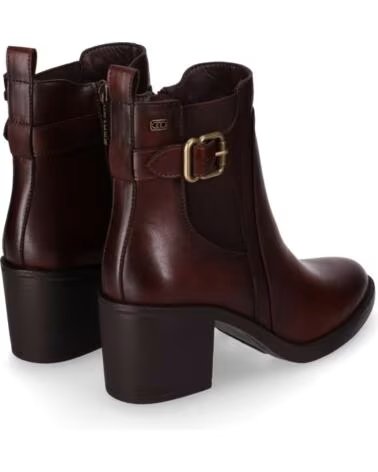 CHIKA10 NIHAL 02 STIVALETTI DONNA TACCO MEDIO STILE CASUAL MARRONE MARRON-BROWN