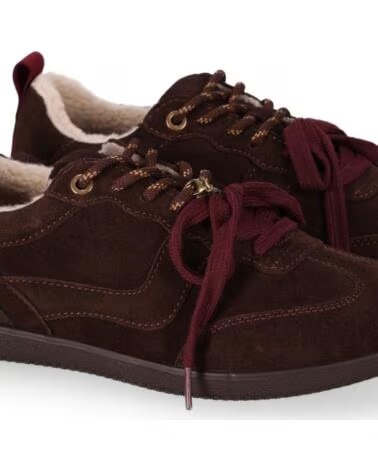 SAPATILHAS DE CAMURÇA PARA MULHER CHIKA10 CARLINDA CASTANHO MARRON-BROWN