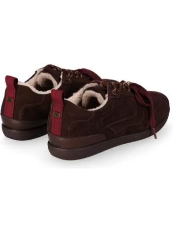 SAPATILHAS DE CAMURÇA PARA MULHER CHIKA10 CARLINDA CASTANHO MARRON-BROWN