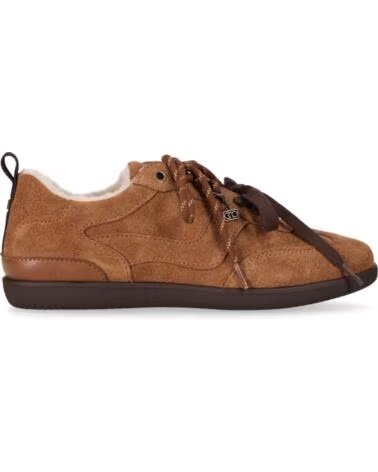 DAMEN VELOURSLEDER SNEAKER CHIKA10 CARLINDA LEDER TAN CUERO-TAN