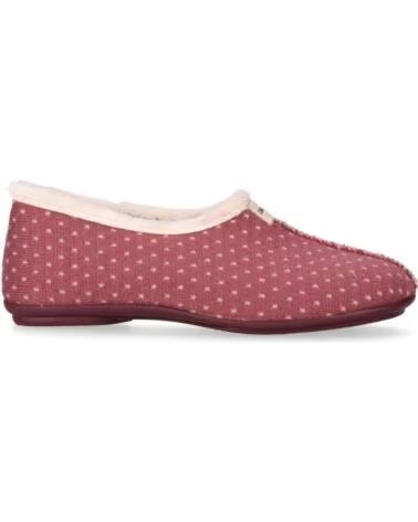CHIKA10 AMARANTO 03 CHAUSSONS EN TISSU POUR FEMME PLATS ROSE ROSA-PINK