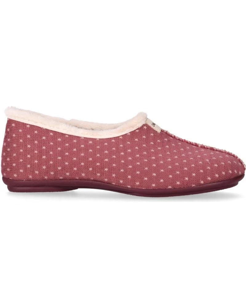 CHIKA10 AMARANTO 03 CHAUSSONS EN TISSU POUR FEMME PLATS ROSE ROSA-PINK