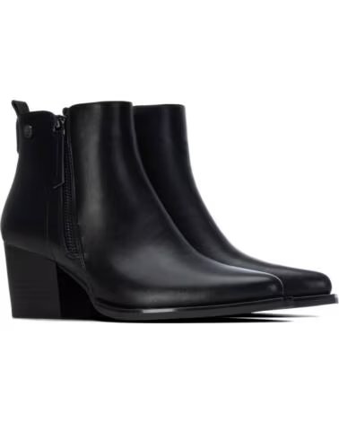 BOTTINES À TALONS HAUTS XTI 146103 EN NOIR AVEC FERMETURE ÉCLAIR LATÉRALE NEGRO
