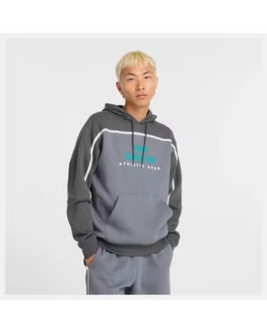 NEW BALANCE Sudadera Con Capucha Mt43524Gt en gris para hombre GRIS