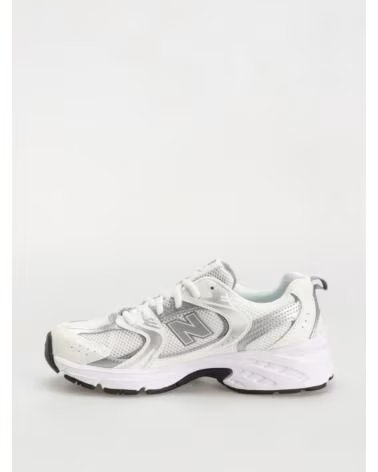 NEW BALANCE GR530AD SNEAKERS WHITE AND SILVER BLANCO
