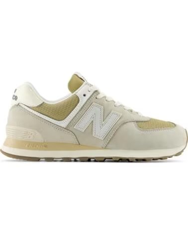 NEW BALANCE U5748DF LIGHT GREY UNISEX SNEAKERS BEIG CLARO