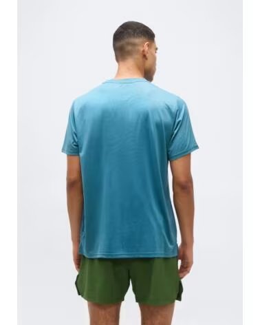 NEW BALANCE CAMISOLA MANGA CURTA SPORT ESSENTIALS MT41222 AZUL CELESTE HOMEM