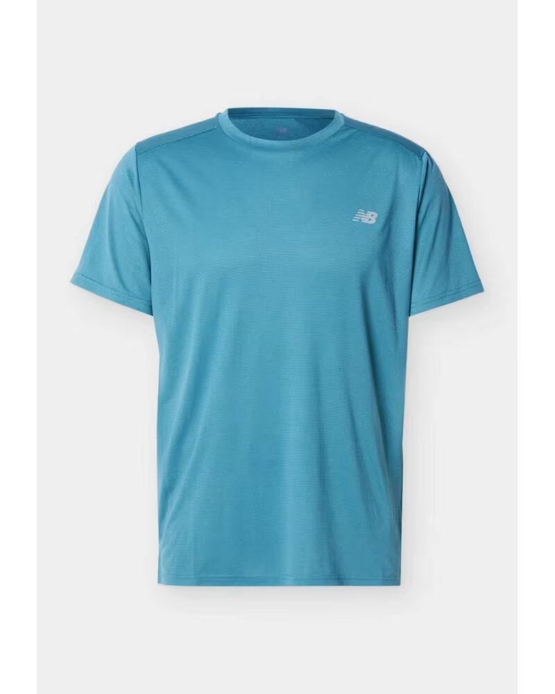 NEW BALANCE CAMISOLA MANGA CURTA SPORT ESSENTIALS MT41222 AZUL CELESTE HOMEM
