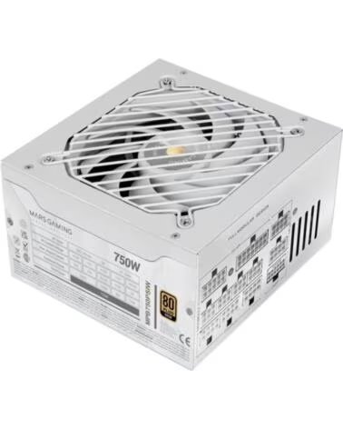 MARS GAMING Fuente alimentacion mpb750psiw atx 750w blanca