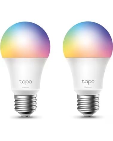 TP-LINK Bombilla Inteligente Tapo TL13E- Casquillo E27- 8 3W- 806 Lumenes- 2500 - 6500K- Pack 2