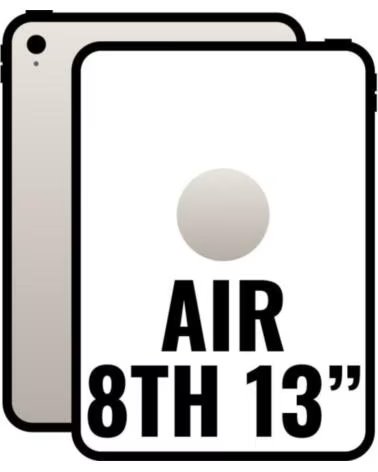 APPLE iPad Air 13 8th Wi-Fi Cell- 5G- M4- 256GB- Blanco Estrella