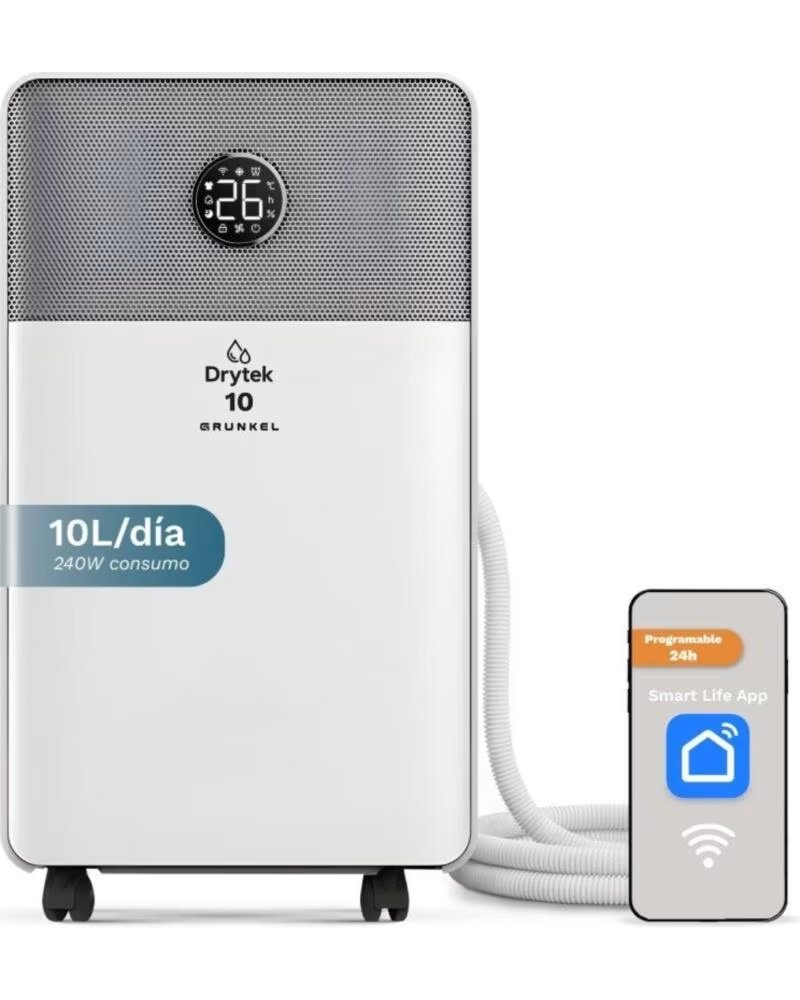 GRUNKEL Deshumidificador DH-10DT- Deposito 2L