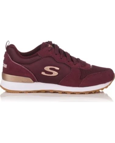 SKECHERS BASKETS FEMME 111 BORDEAUX 1416636 ROJO