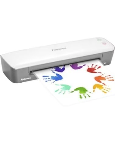 FELLOWES Plastificadora Ion A3- hasta A3 y 125 Micras- Blanca y Gris