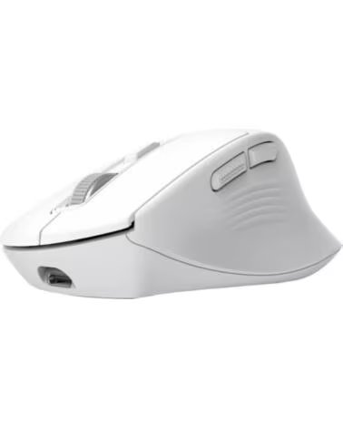 TRUST Raton Inalambrico Niven Confort 26022- Bateria recargable- Hasta 3200 DPI- Blanco