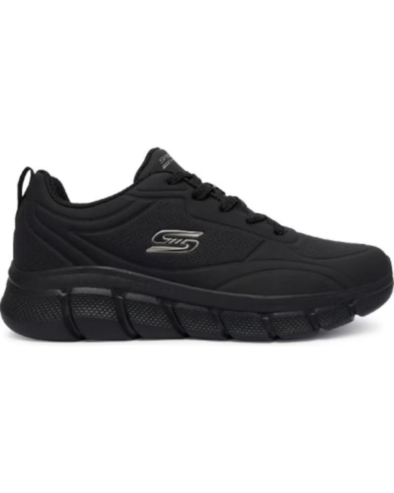 SKECHERS SNEAKER BOBS B FLEX - 118110 SCHWARZ NEGRO
