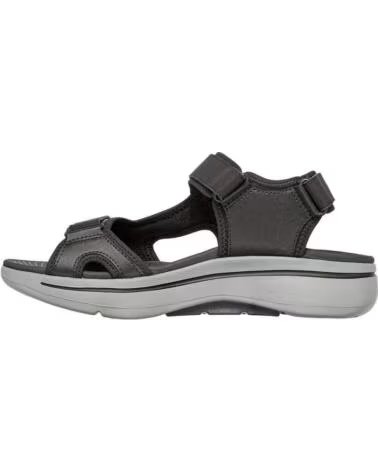 SKECHERS GO WALK ARCH FIT SANDAL MISSION NERA NEGRO