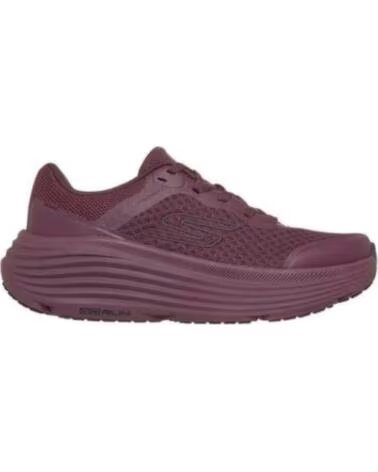 SKECHERS BASKETS MAX CUSHIONING BORDEAUX BURG