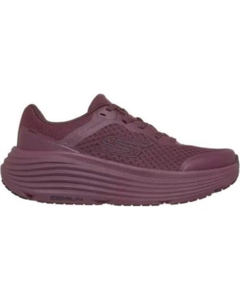 SKECHERS BASKETS MAX CUSHIONING BORDEAUX BURG