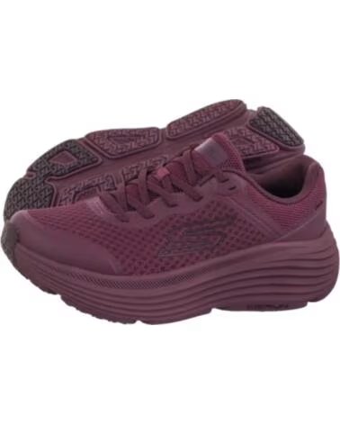 SKECHERS BASKETS MAX CUSHIONING BORDEAUX BURG