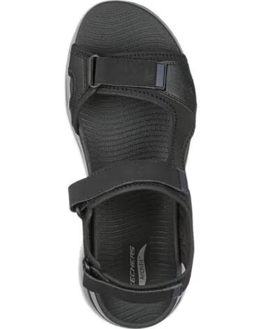 SKECHERS GO WALK ARCH FIT SANDAL MISSION NERA NEGRO