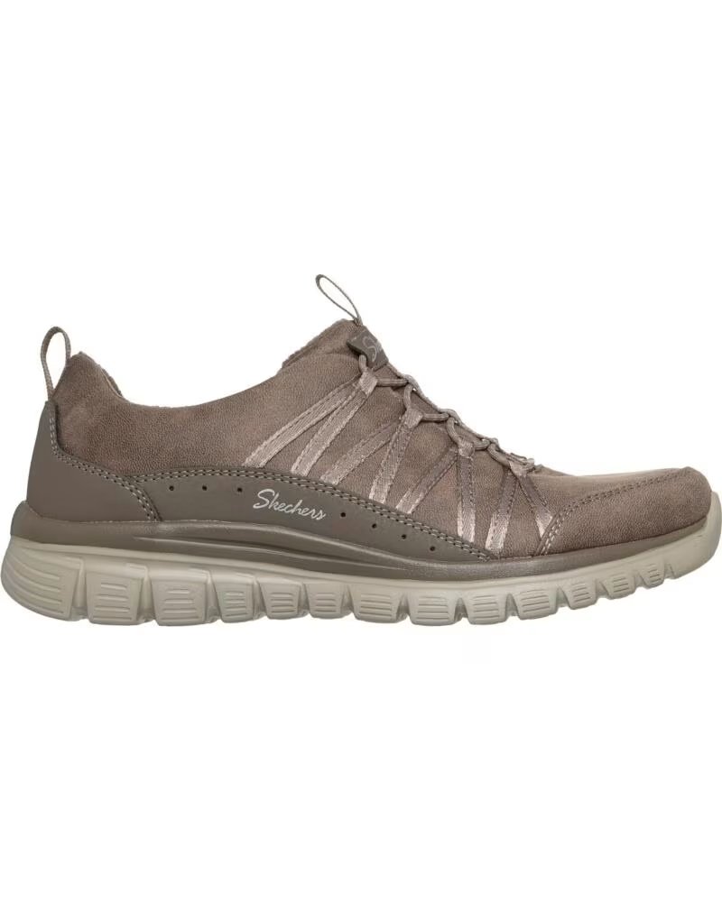 SKECHERS SAPATILHAS DESPORTIVAS MULHER 100889 DKTP TAUPE