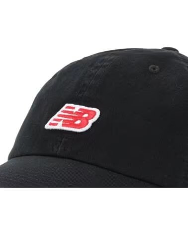 NEW BALANCE PANEL NB PATCH LOGO HAT NERO NEGRO