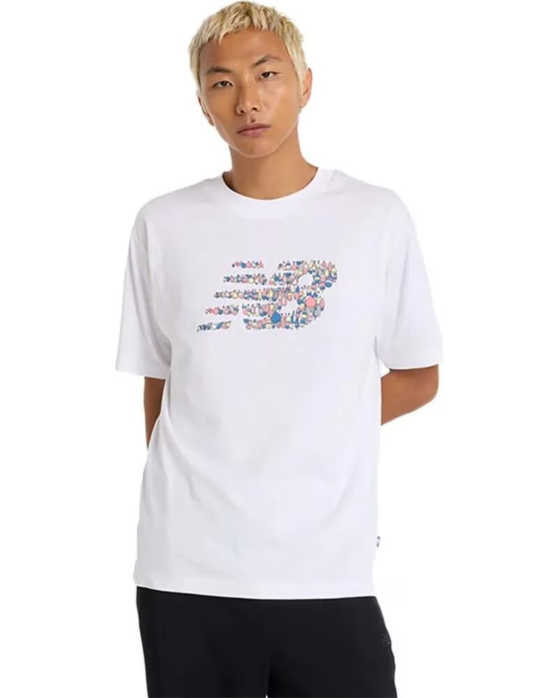 NEW BALANCE CAMISETA NAUTICAL LOGO BLANCO