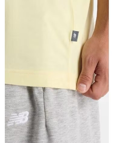 NEW BALANCE CAMISETA MANGA CORTA GRÁFICO NÁUTICO AMARILLO
