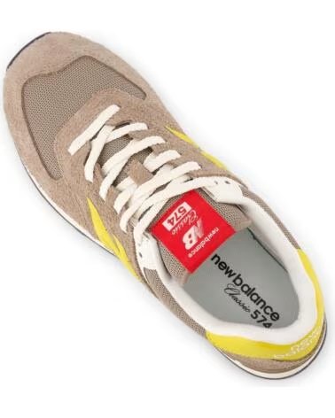 NEW BALANCE U574 ZAPATILLAS CASUAL MARRONES Y AMARILLAS MARRON