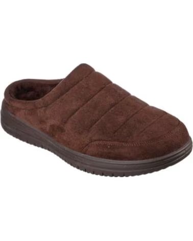 SKECHERS PANTUFAS 204636 CASTANHO CHOC