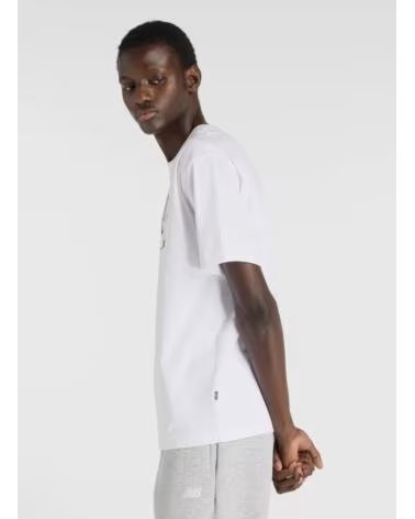 NEW BALANCE T-SHIRT À MANCHES COURTES MT53937 NEWBIE CHASE BLANCO