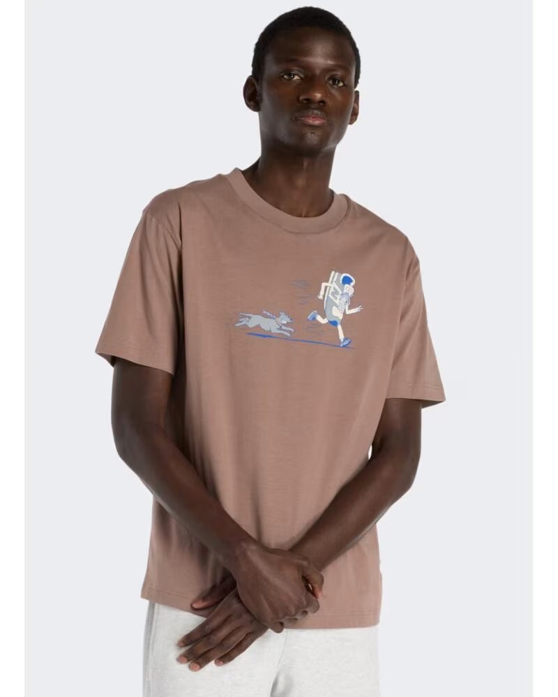 T-SHIRT NEW BALANCE NEWBIE CHASE MARRON