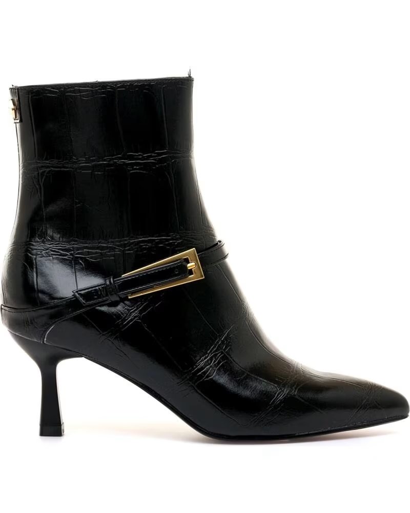 BOTINS DE SALTO MARIA MARE 63823 EM PRETO NEGRO