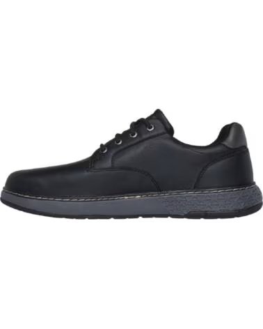SKECHERS 205234 GARLAN PRYOR SCARPE CASUAL DA UOMO NEGRO