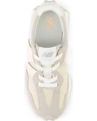 TÉNIS NEW BALANCE GS327 BEGE E ROSA FM BEIGE-ROSA