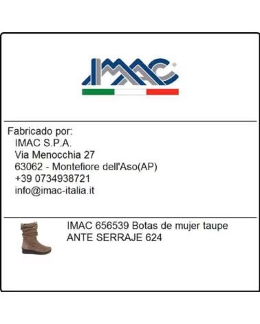 IMAC 206169 BOTAS DE MUJER TAUPE ANTE SERRAJE