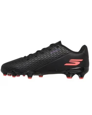 SKECHERS SKX 2 JR YOUTH MG CHUTEIRAS DE FUTEBOL COM TACHAS PARA MENINO BKPR NEG-MOR