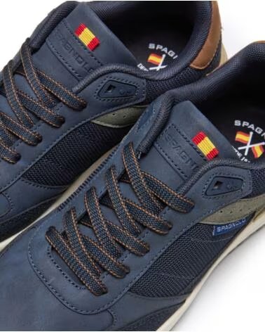 ZAPATILLAS CASUAL SPAGNOLO 40098-107 AZUL MARINO