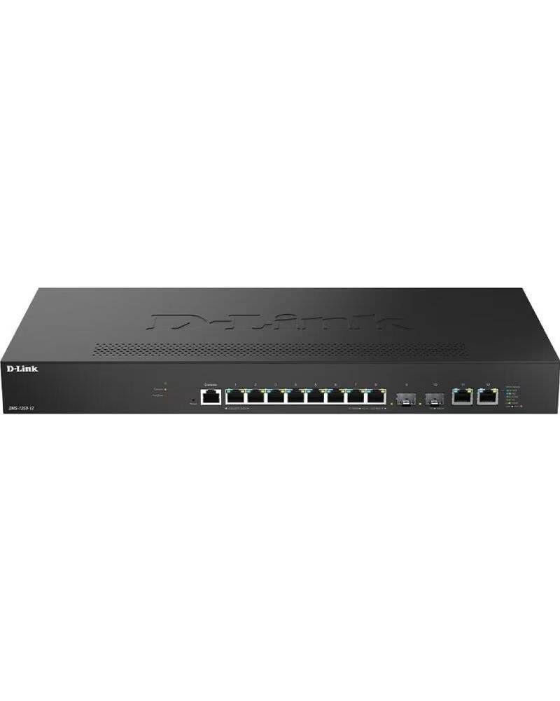 DLINK Switch D-Link DMS-1250-12-E 12 Puertos- RJ-45 Gigabit 10-100-1000- SFP