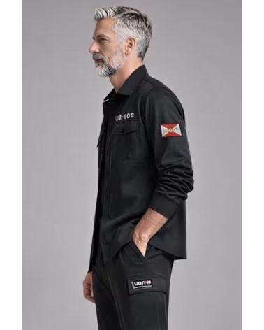LASAL SHOP SOBRECAMISA CHIC NEGRA NEGRO