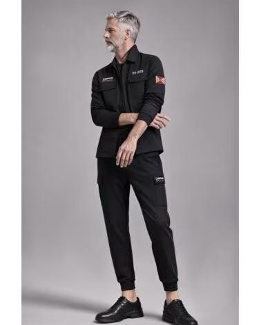 LASAL SHOP SOBRECAMISA CHIC NEGRA NEGRO