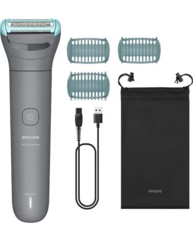 PHILIPS BODY GROOMER BG3485-15 TAGLIACAPELLI CORPO CON BATTERIA E 3 ACCESSORI