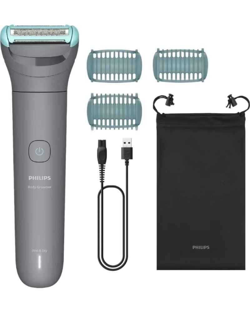PHILIPS BODY GROOMER BG3485-15 BODYGROOMER MIT AKKU UND 3 AUFSÄTZEN