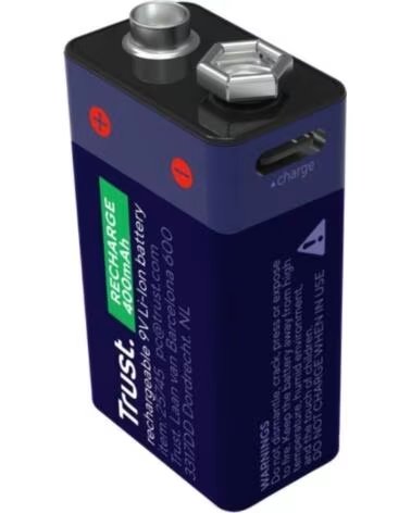 TRUST Pilas 6LR61 25745- 9V- Recargables