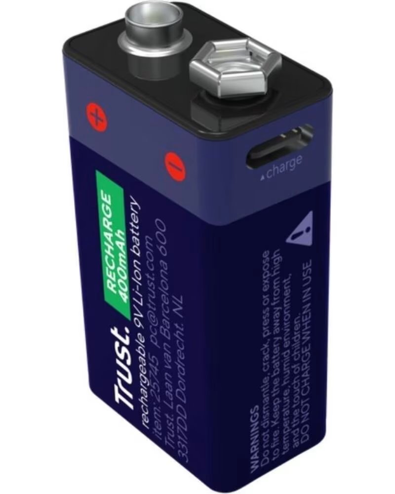 TRUST Pilas 6LR61 25745- 9V- Recargables